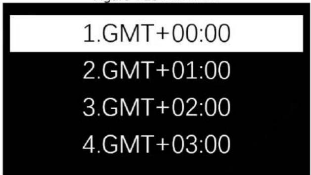 1.GMT+00:00 2.GMT+01:00 3.GMT+02:00 4.GMT+03:00