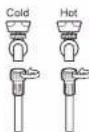 Element ETW4527BW - • STEP 2: Connect the water hose - 3