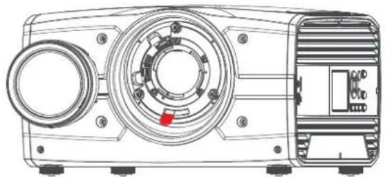 Barco F70-4K8 - Remove a lens - 2