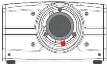 Barco F70-4K8 - Install a lens - 2