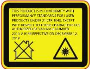 Barco F70-4K8 - Safety symbols - 7