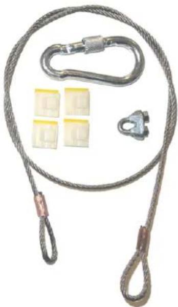 Barco F70-4K8 - Content of the lens safety cable kit (R9801196) - 2