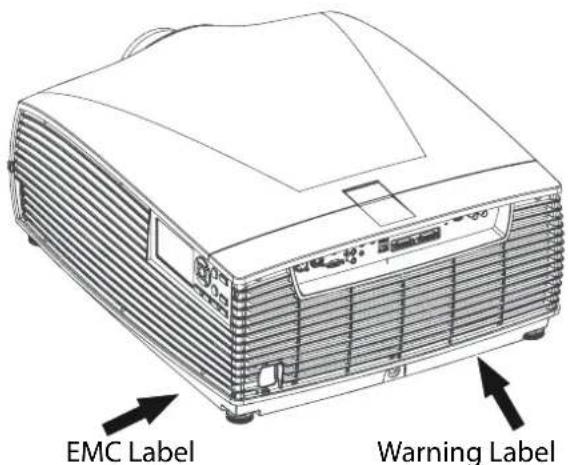EMC Label Warning Label