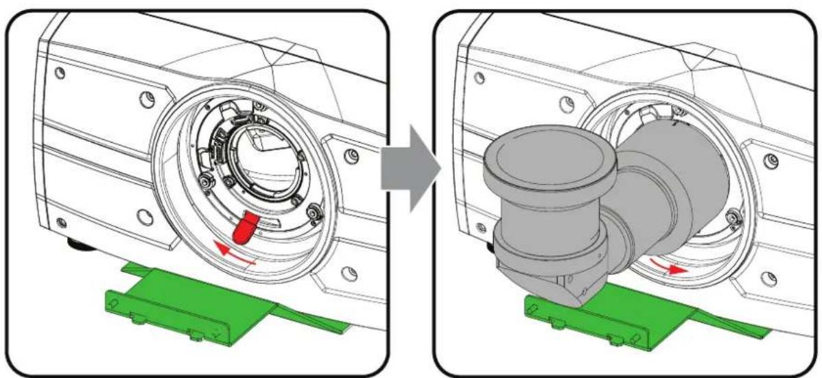 Barco F70-4K8 - How to mount - 2
