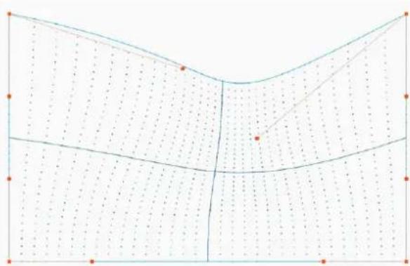 Barco F70-4K8 - Non symmetric bow correction - 3