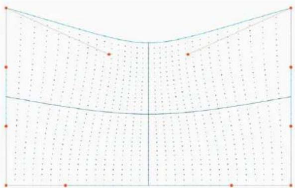 Barco F70-4K8 - Symmetric bow correction - 5