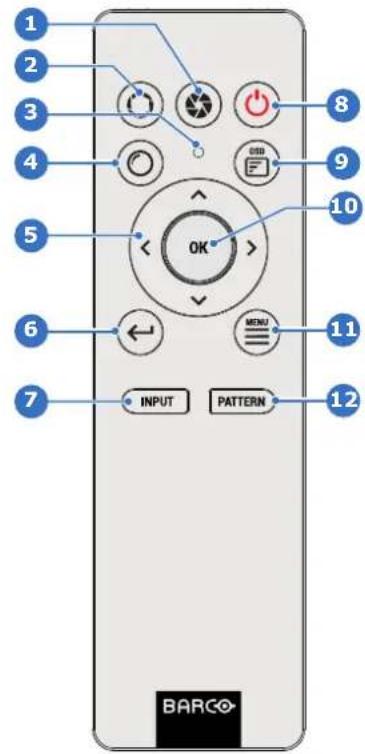 1 2 3 4 5 6 7 INPUT PATTERN 8 9 10 11 12 BARCO