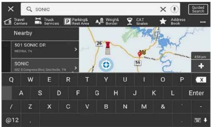 SONIC Travel Centere Truck Services Parking& Rest Area Weigh& Border! CAT Scales Address Book Nearby 501 SONIC DR MEDINA, TN SONIC 602 S Congress Blvd, Smittville, TN 26 56 4.54 pm + Q W E R T Y U I O P X A S D F G H J K L Enter / Z X C V B N M & @12 ,