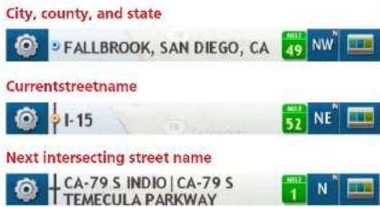City, county, and state FALLBROOK, SAN DIEGO, CA Currentstreetname I-15 Next intersecting street name CA-79 S INDIO | CA-79 S TEMECULA PARKWAY