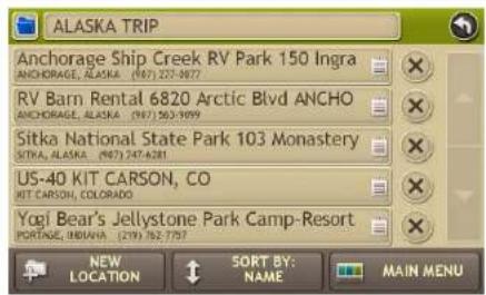ALASKA TRIP Anchorage Ship Creek RV Park 150 Ingra ANCHORAGE, ALASKA (967) 237-9877 RV Barn Rental 6820 Arctic Blvd ANCHO ANCHORAGE, ALASKA (967) 260-9999 Sitka National State Park 103 Monastery SITKA, ALASKA (967) 247-6281 US-40 KIT CARSON, CO KIT CARSON, COLORADO Yogi Bear's Jellystone Park Camp-Resort PORTAGE, INDIANA (279) 762-7797 NEW LOCATION SORT BY: NAME MAIN MENU