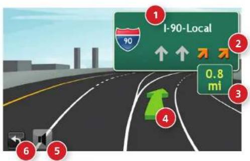 I-90-Local 90 0.8 mi 2 3 4 5 6
