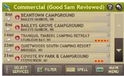 Commercial (Good Sam Reviewed) 8mi BEANTOWN CAMPGROUND BAILEYS HARBOR, WI 8mi BAILEYS GROVE CAMPGROUND BAILEYS HARBOR, WI 14mi TRANQUIL TIMBERS CAMPING RETREAT STURGEON BAY, WI 23mi QUIETWOODS SOUTH CAMPING RESORT BRUSSELS, WI 31mi COYOTE RV PARK & CAMPGROUND STEPHENSON, MI