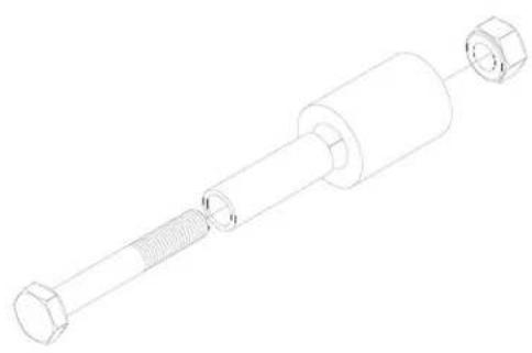 Jackson AJ-100 - PAWL BAR MISCELLANEOUS COMPONENTS - 1