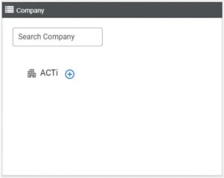 Company Search Company ACTi +