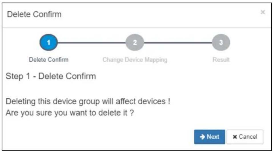 ACTi LACS3000 - Delete Device Groups - 1