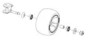 RAZOR Ground Force - □ Replacing the Wheels - 2