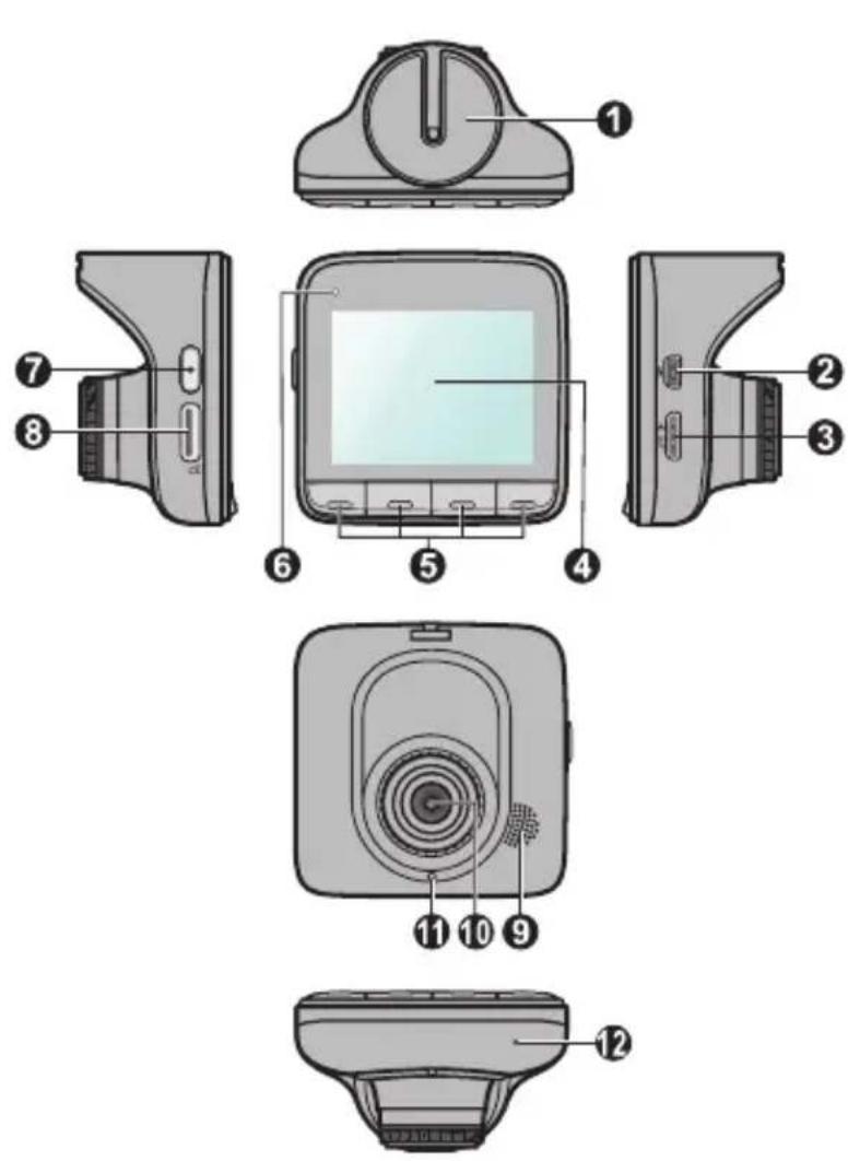 MAGELLAN MiVue 508 - Getting to know the recorder - 1