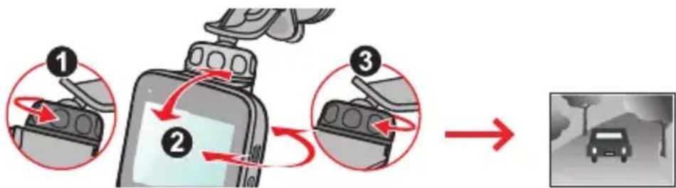 MAGELLAN MiVue 508 - Using your recorder in a vehicle - 3