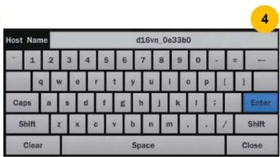 Host Name d16vn_0e33b0 1 2 3 4 5 6 7 8 9 0 - = — q w e r t y u i o p [ ] Caps a s d f g h j k l ; Enter Shift z x c v b n m , . / Shift Clear Space Close