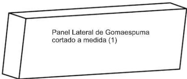 Panel Lateral de Gomaespuma cortado a medida (1)