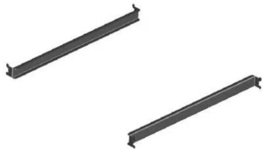 Delfield CoolScapes GBF2P-SH - Edge Support for 12" x 20" pans - 1