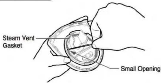 Steam Vent Gasket Small Opening