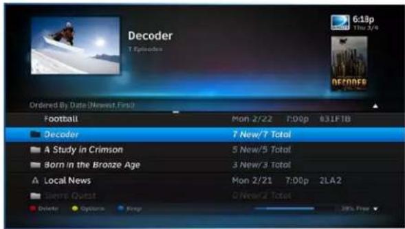 Decoder 7 Episodes 6:13p The 3/4 NECONEF Ordered By Date (Newest, Final) Football Mon 2/22 T:00p 631FTB Decoder 7 New/7 Total A Study in Crimson 5 New/5 Total Born in the Bronze Age 3 New/3 Total Local News Mon 2/21 T:00p 2LA2 Severe Quest 0 New/2 Total Delete Options King 20% Free