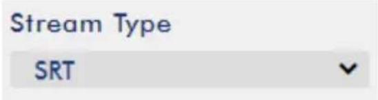 Stream Type SRT