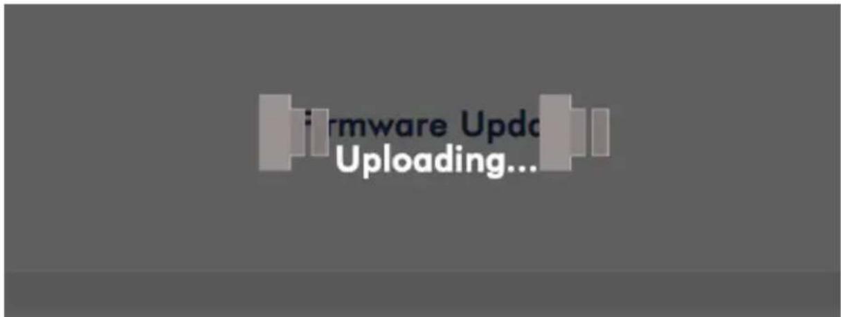 Firmware Update Uploading...