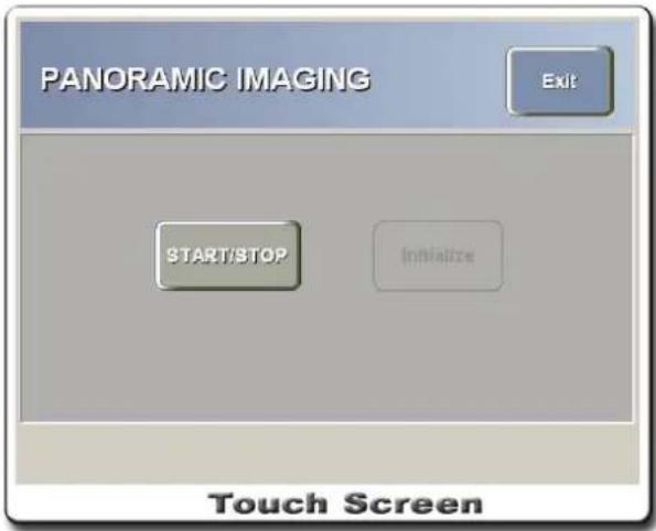 PANORAMIC IMAGING Exit START/STOP Initialize Touch Screen