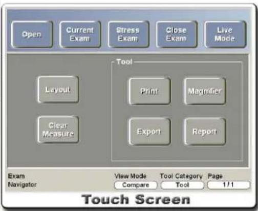 Open Current Exam Stress Exam Close Exam Live Mode Layout Clear Measure Tool Print Magnifier Export Report Exam Navigator View Mode Tool Category Page Compare Tool 1/1 Touch Screen