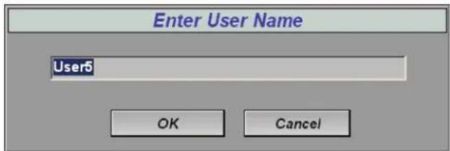 Enter User Name User5 OK Cancel