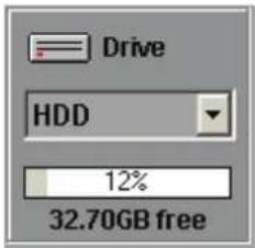 Drive HDD 12% 32.70GB free