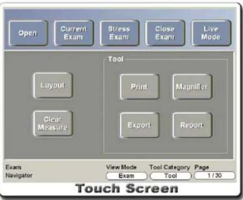 Open Current Exam Stress Exam Close Exam Live Mode Layout Clear Measure Tool Print Magnifier Export Report Exam Navigator View Mode Tool Category Page Exam Tool 1/30 Touch Screen