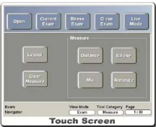 Open Current Exam Stress Exam Close Exam Live Mode Measure Layout Clear Measure Distance Ellipse Mic Annotate Exam Navigator View Mode Tool Category Page Exam Measure 1 / 30 Touch Screen
