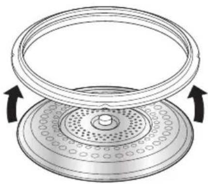 TEFAL CY3501 - ■ 取下內蓋與密封墊圈 - 2