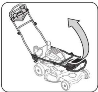 TROY-BILT TBWC28B - Despliegue de la manija - 2