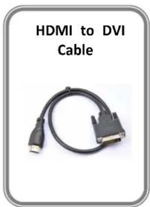 HDMI to DVI Cable