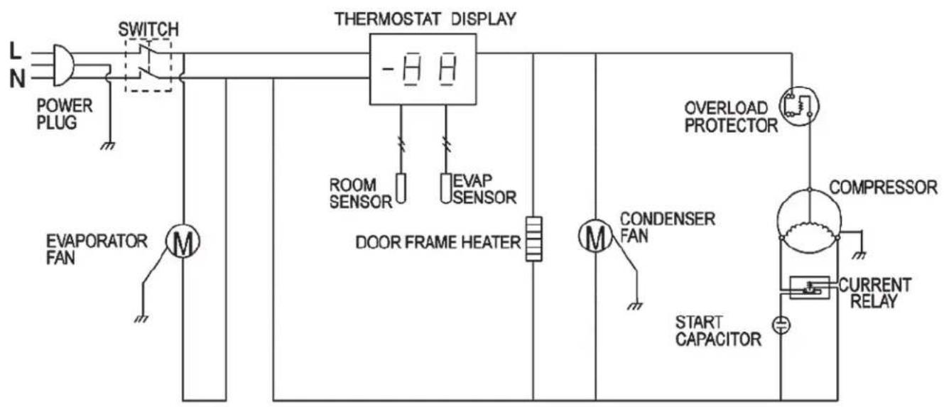 Arctic Air AUC60F - WIRING DIAGRAMS - 1
