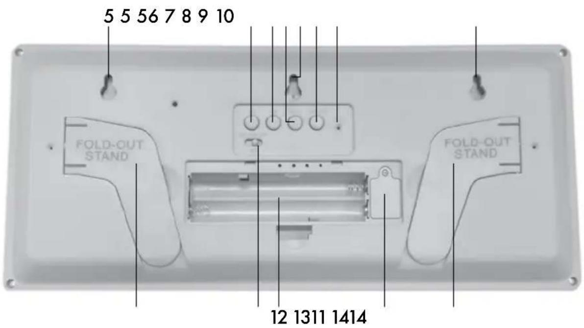 5 5 56 7 8 9 10 FOLD-OUT STAND FOLD-OUT STAND 12 1311 1414