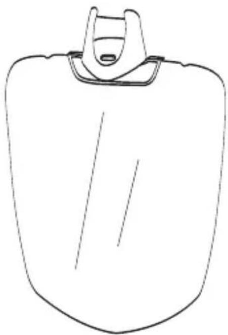 Simple line drawing of a clipboard with a clip and handle (no text or symbols)