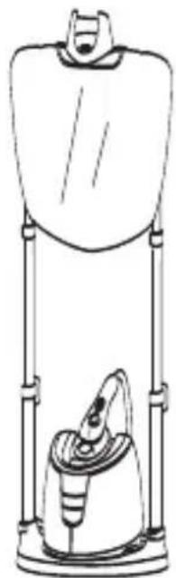 Line drawing of a mechanical device with a base and central component (no text or symbols)