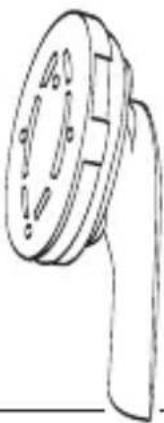 Line drawing of a mechanical component with a cylindrical shaft and flanged end (no text or symbols)