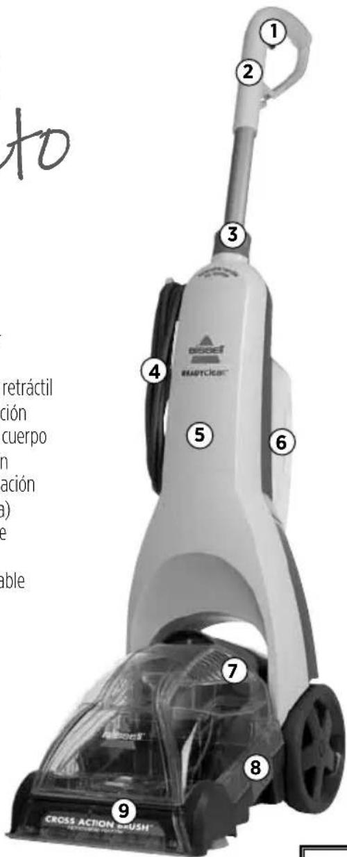 1 2 3 4 5 6 7 8 9 CROSS ACTION BRUSH retractil ción cuerpo n ación (a) e able