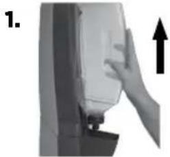 BISSELL ReadyClean 47B2 - NOTE: Handle must be in the full upright position before cleaning. - 1
