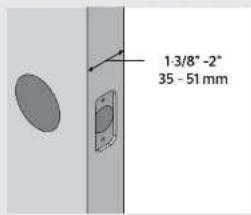 1-3/8" -2" 35 - 51 mm