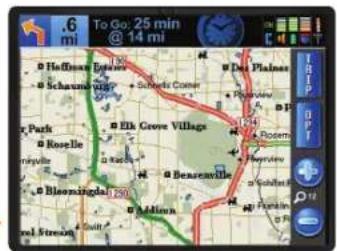 .6 mi To Go. 25 min @ 14 mi Hoffman Elysene Schwartz Park Roselie Bleomingdale Red Street Elk Grove Village Beesawville Dai Plalmaz P Rosen Phenylen Sohlan P Franklin R