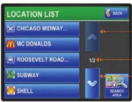 LOCATION LIST CHICAGO MIDWAY... MC DONALDS ROOSEVELT ROAD... SUBWAY SHELL BACK 1/2 SEARCH AREA