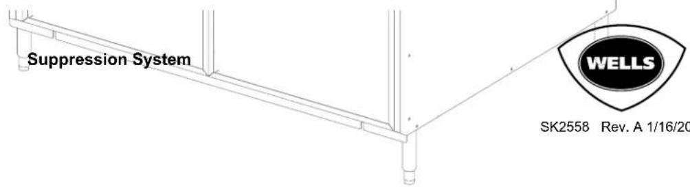 Suppression System SK2558 Rev. A 1/16/20 WELLS