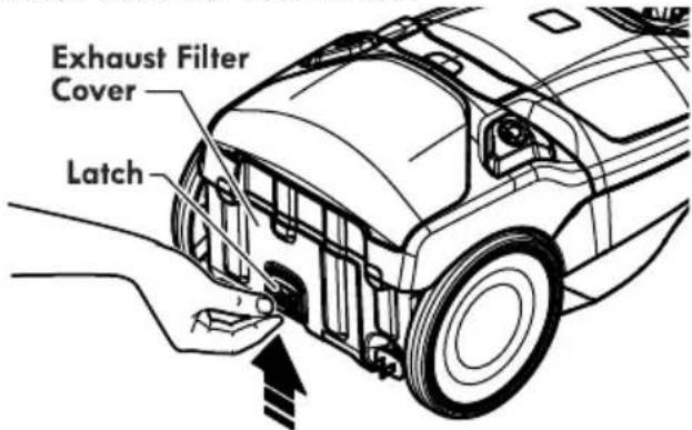Exhaust Filter Cover Latch